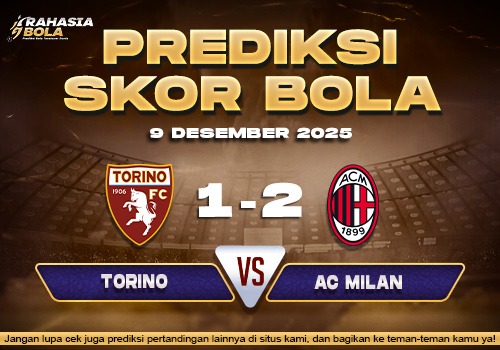 Prediksi Skor Bola Torino vs AC Milan 9 Desember 2025