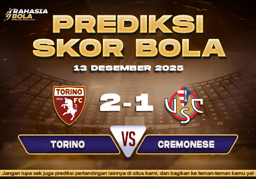 Prediksi Skor Bola Torino vs Cremonese 13 Desember 2025