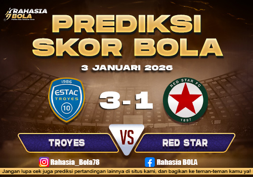 Prediksi Skor Bola Troyes vs Red Star 3 Januari 2026