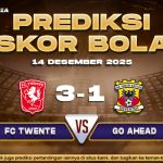 Prediksi Skor Bola Twente vs Go Ahead 14 Desember 2025