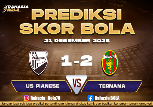 Prediksi Skor Bola US Pianese vs Ternana 21 Desember 2025