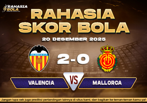 Prediksi Skor Bola Valencia vs Mallorca 20 Desember 2025