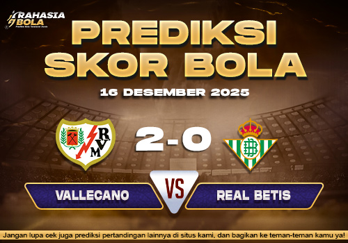 Prediksi Skor Bola Vallecano vs Real Betis 16 Desember 2025