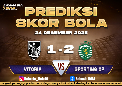 Prediksi Skor Bola Vitoria vs Sporting CP 24 Desember 2025