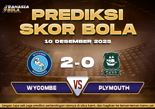 Prediksi Skor Bola Wycombe vs Plymouth 10 Desember 2025