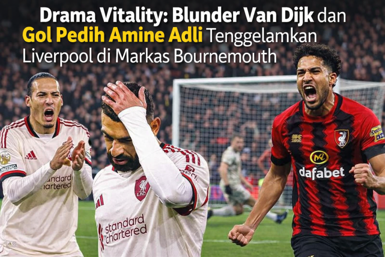 Blunder Van Dijk Tenggelamkan Liverpool Di Markas Bournemouth
