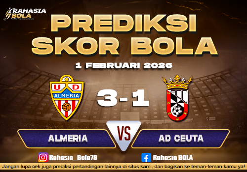 Prediksi Skor Bola Almeria vs AD Ceuta 1 Februari 2026