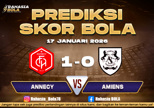 Prediksi Skor Bola Annecy vs Amiens 17 Januari 2026
