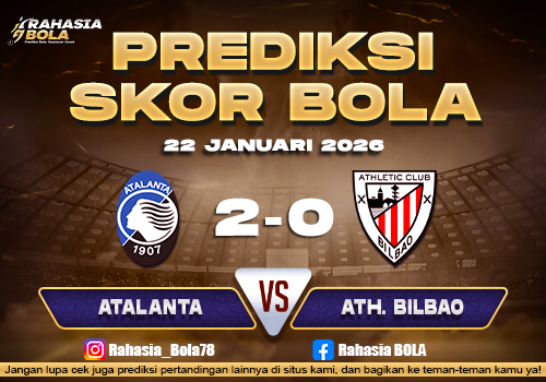 Prediksi Skor Bola Atalanta vs Ath.Bilbao 22 Januari 2026
