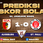 Prediksi Skor Bola Augsburg vs St. Pauli 31 Januari 2026