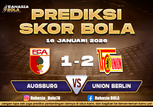 Prediksi Skor Bola Augsburg vs Union Berlin 16 Januari 2026