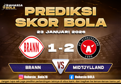 Prediksi Skor Bola Brann vs Midtjylland 23 Januari 2026