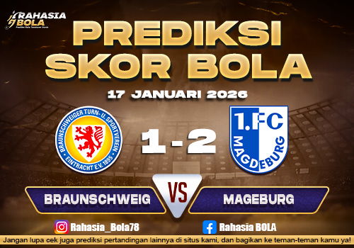 Prediksi Skor Bola Braunschweig vs Magdeburg 17 Januari 2026