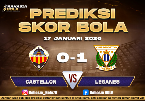 Prediksi Skor Bola Castellon vs Leganes 17 Januari 2026