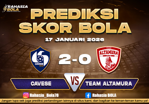 Prediksi Skor Bola Cavese vs Team Altamura 17 Januari 2026