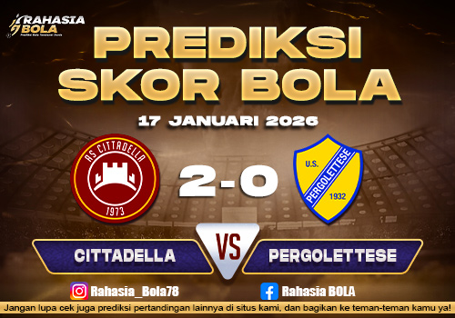 Prediksi Skor Bola Cittadella vs US Pergolettese 17 Januari 2026