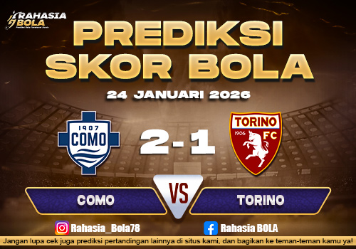 Prediksi Skor Bola Como vs Torino 24 Januari 2026