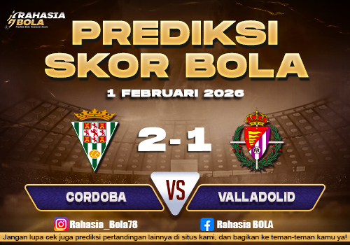Prediksi Skor Bola Cordoba vs Valladolid 1 Februari 2026