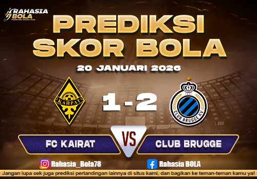 Prediksi Skor Bola FC Kairat vs Club Brugge 20 Januari 2026