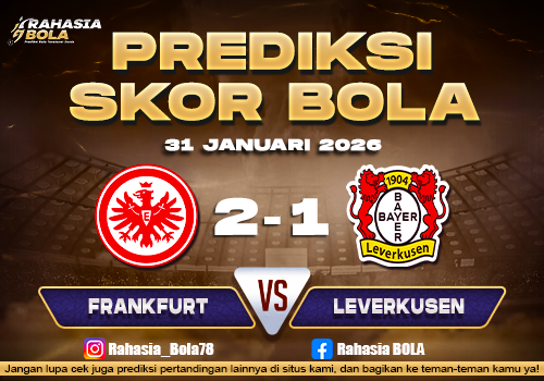 Prediksi Skor Bola Frankfurt vs Leverkusen 31 Januari 2026