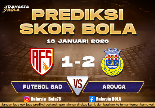 Prediksi Skor Bola Futebol SAD vs Arouca 18 Januari 2026