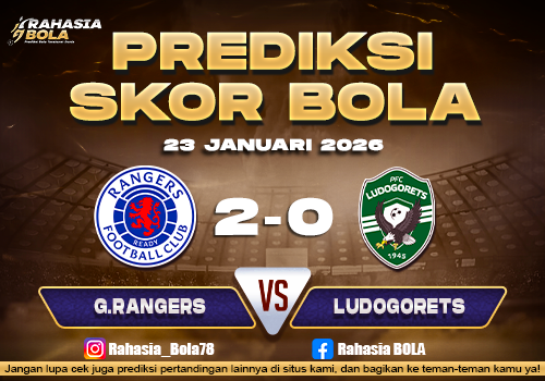 Prediksi Skor Bola G.Rangers vs Ludogorets 23 Januari 2026