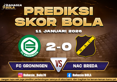 Prediksi Skor Bola Groningen vs NAC Breda 11 Januari 2026