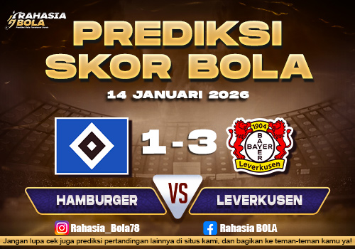 Prediksi Skor Bola Hamburger vs Leverkusen 14 Januari 2026