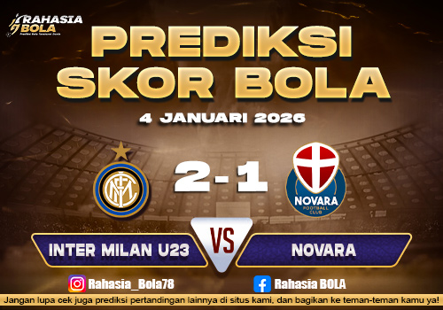 Prediksi Skor Bola Inter Milan U23 vs Novara 4 Januari 2026