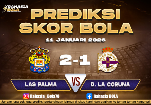 Prediksi Skor Bola Las Pasmas vs D. la Coruna 11 Januari 2026