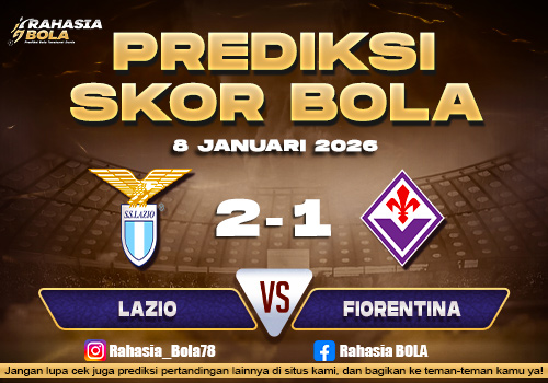 Prediksi Skor Bola Lazio vs Fiorentina 8 Januari 2026