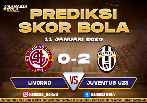 Prediksi Skor Bola Livorno vs Juventus U23 11 Januari 2026