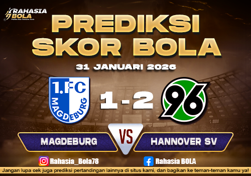 Prediksi Skor Bola Magdeburg vs Hannover 31 Januari 2026