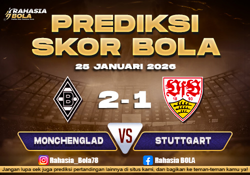 Prediksi Skor Bola Monchenglad vs Stuttgart 25 Januari 2026