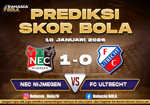 Prediksi Skor Bola NEC Nijmegen vs Utrecht 10 Januari 2026