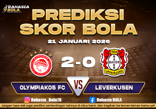 Prediksi Skor Bola Olympiakos FC vs Leverkusen 21 Januari 2026