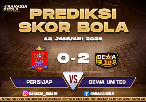 Prediksi Skor Bola Persijap vs Dewa United 12 Januari 2026