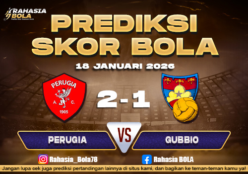 Prediksi Skor Bola Perugia vs Gubbio 18 Januari 2026