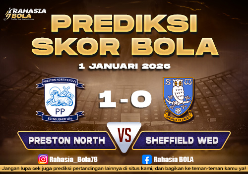 Prediksi Skor Bola Preston vs Sheffield Wed 1 Januari 2026