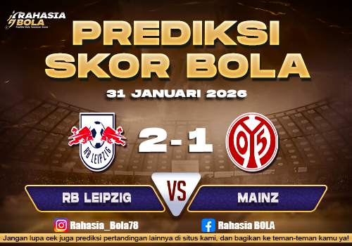 Prediksi Skor Bola RB Leipzig vs Mainz 31 Januari 2026