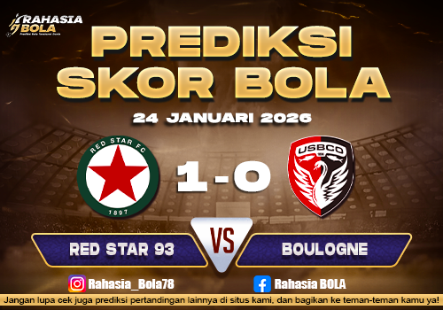 Prediksi Skor Bola Red Star 93 vs Boulogne 24 Januari 2026