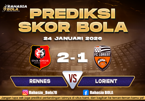 Prediksi Skor Bola Rennes vs Lorient 24 Januari 2026