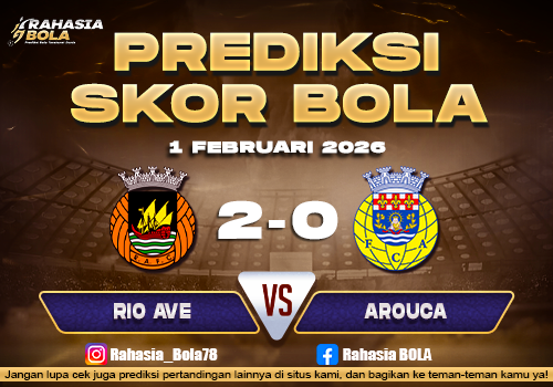 Prediksi Skor Bola Rio Ave vs Arouca 1 Februari 2026