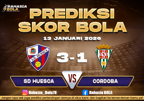 Prediksi Skor Bola SD Huesca vs Cordoba 13 Januari 2026