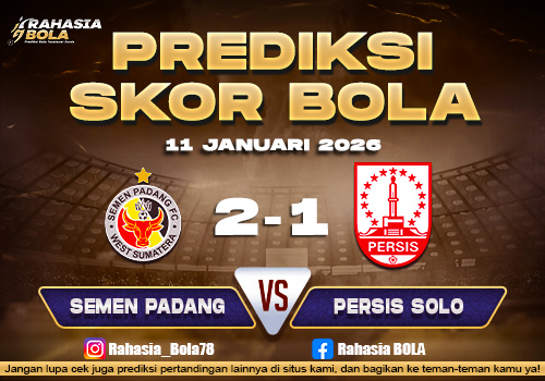 Prediksi Skor Bola Semen Padang vs Persis 11 Januari 2026