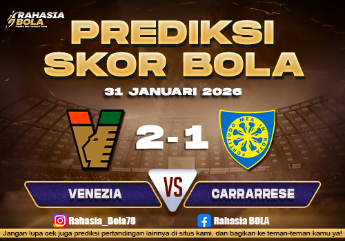 Prediksi Skor Bola Venezia vs Carrarese 31 Januari 2026