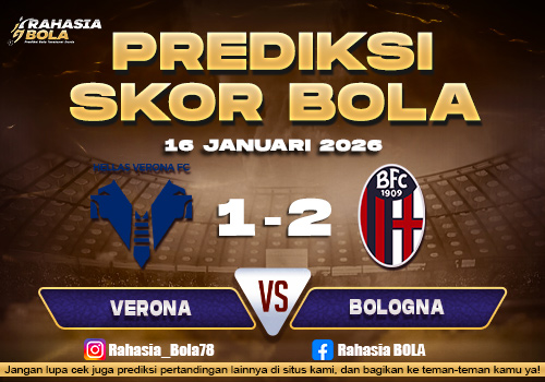 Prediksi Skor Bola Verona vs Bologna 16 Januari 2026