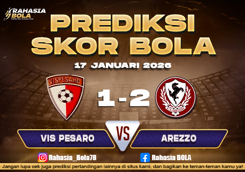 Prediksi Skor Bola Vis Pesaro vs Arezzo 17 Januari 2026