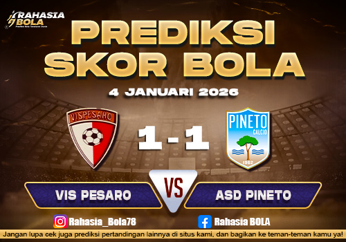 Prediksi Skor Bola Vis Pesaro vs Asd Pineto 4 Januari 2026