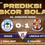 Prediksi Skor Bola Wigan vs Lincoln City 31 Januari 2026
